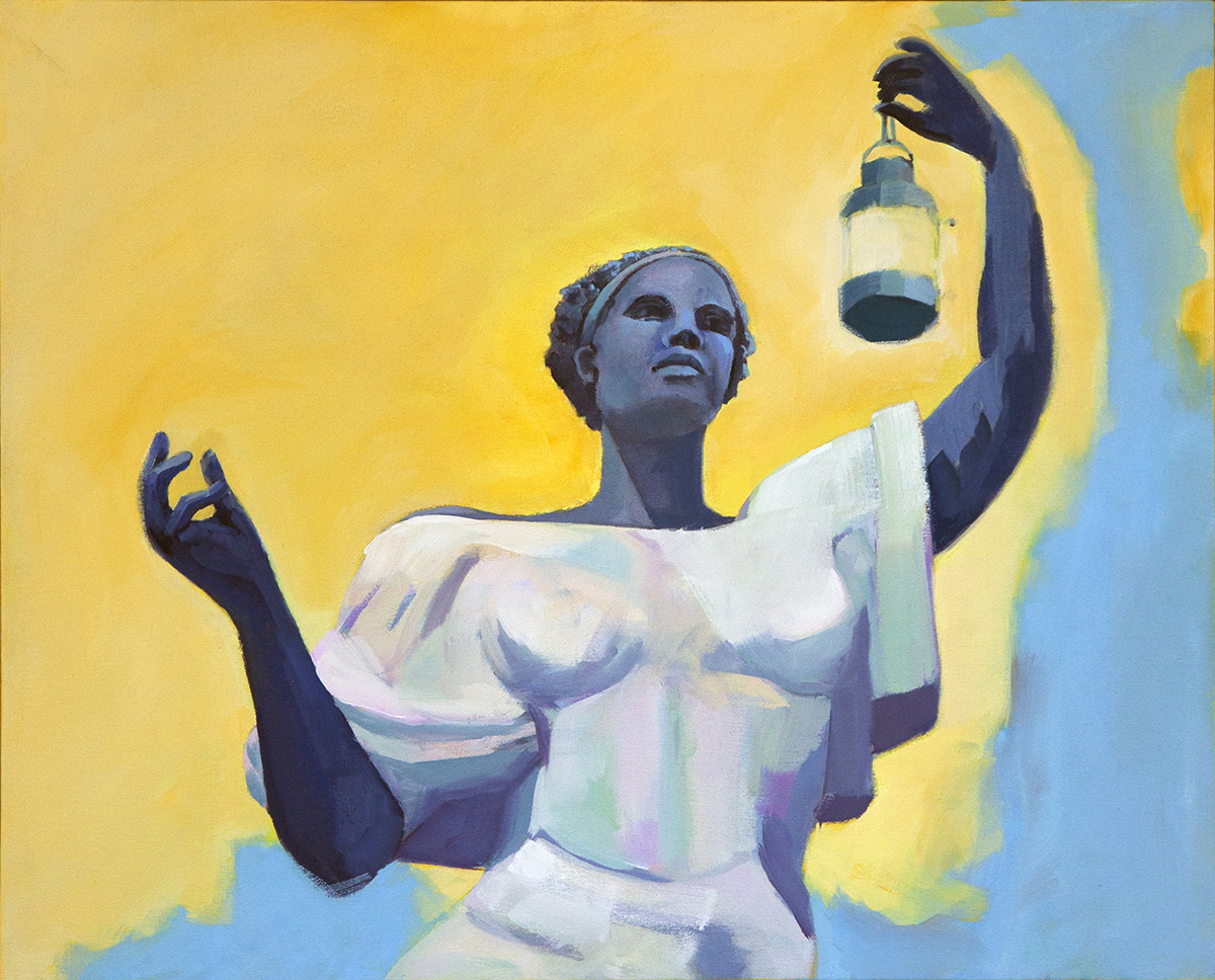Emancipation, 2017, oil on canvas, 24 x 30 inches
